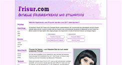 Desktop Screenshot of frisur.com
