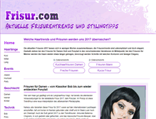 Tablet Screenshot of frisur.com